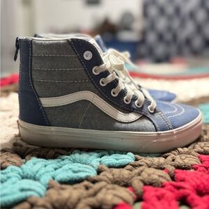 Kids size 4 denim Vans
